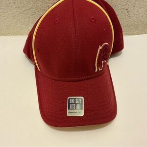 Vintage Washington Redskins Hat NFL Reebok Burgundy Cap with Yellow Trim